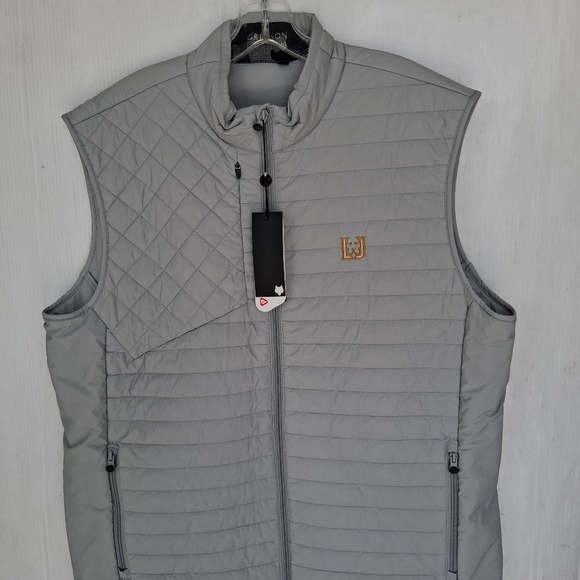 Greyson Yukon-Lite Puffer Vest Mens XL Full-Zip Primaloft Gray - Picture 5 of 6